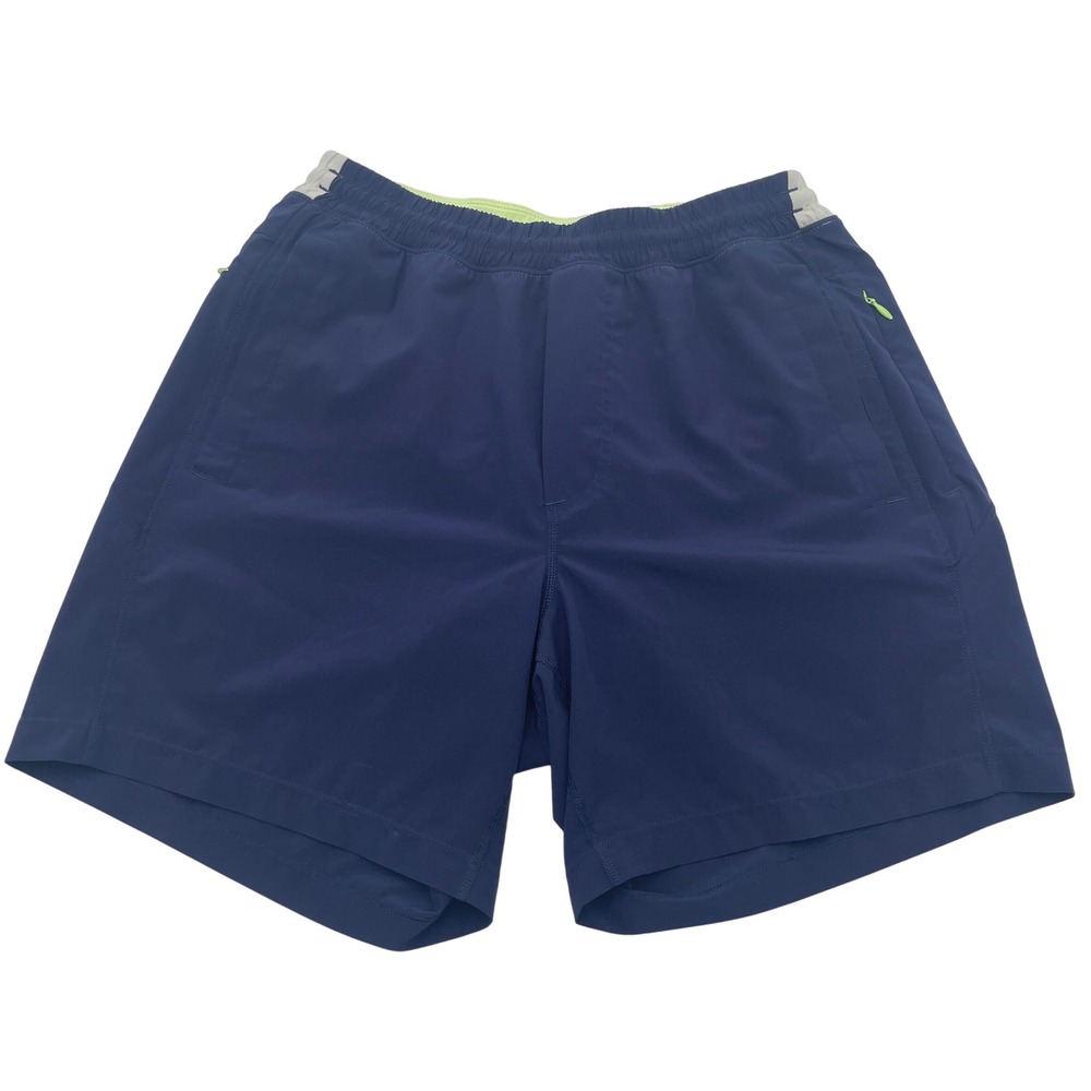 BirdDogs Men's Navy Athletic Performance Shorts Size M Quick Dry Gym 9"‎